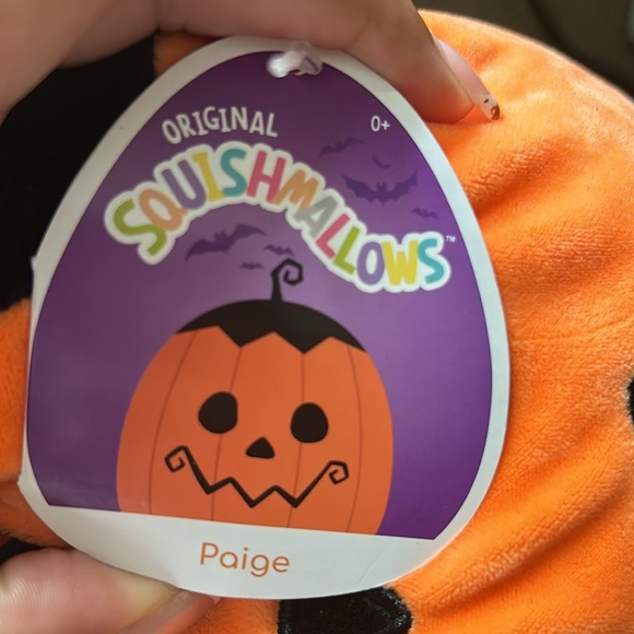 “Paige” Is a pumpkin squishmallow/Halloween themed - Picture 3 of 3